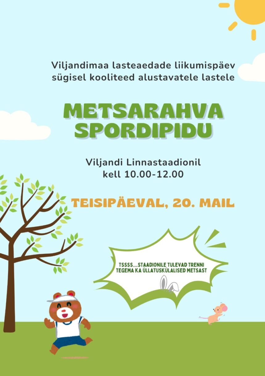 Viljandimaa lasteaedade koolieelikute liikumispäev