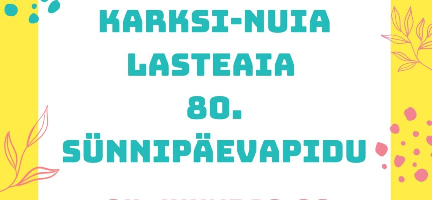 Lasteaia sünnipäev
